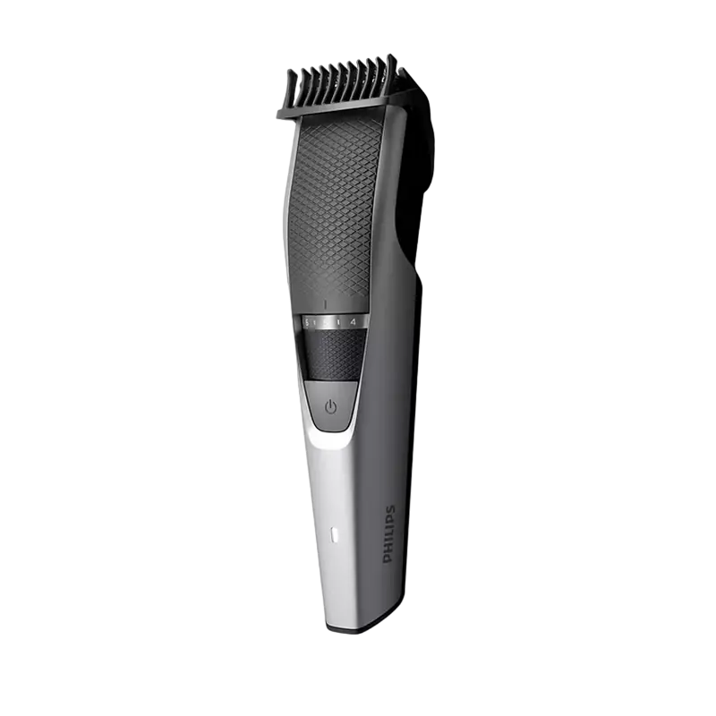 Мужской Триммер Philips Beardtrimmer Series 3000 Серебристый | Черный