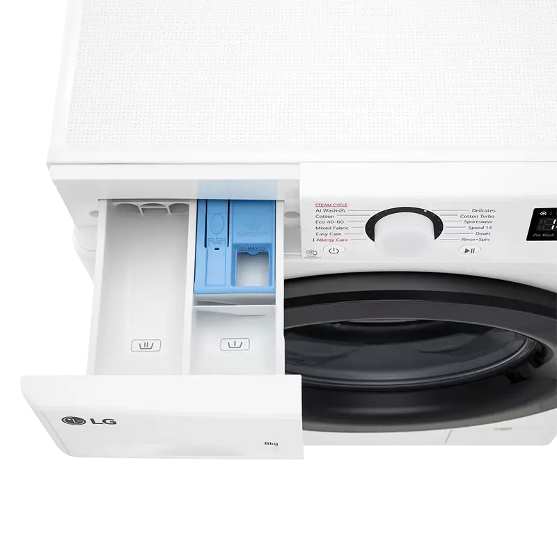 Mașină de spălat LG F2WR508SBW Alb