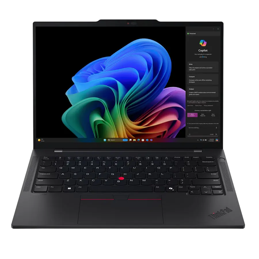 Ноутбук для бизнеса Lenovo ThinkPad T14s Gen 6 Чёрный
