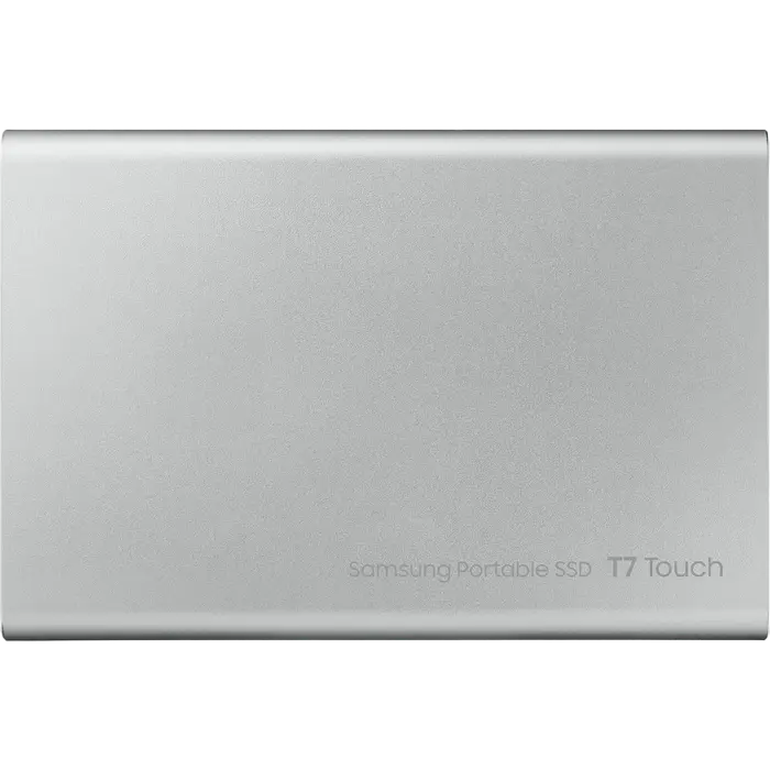 Внешний портативный SSD накопитель Samsung T7 Touch 500 ГБ Серебристый