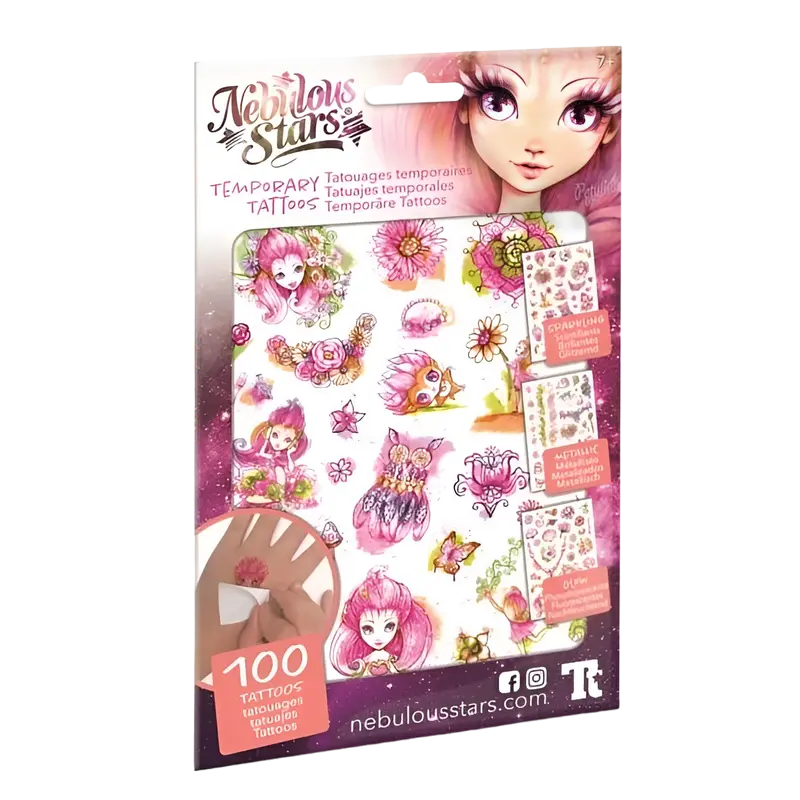 Nebulous Stars Temporary Tattoos