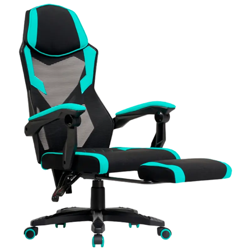 Игровое кресло Lumi CH09-12 Ткань Черный | Синий