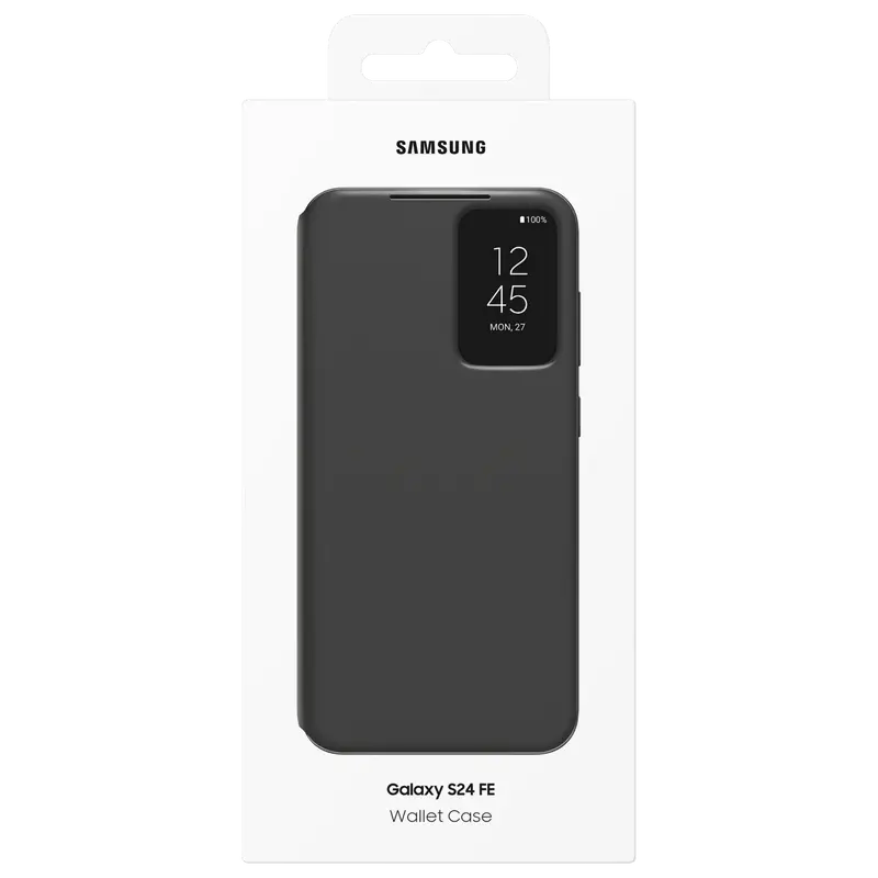 Чехол книжка Samsung Galaxy S24 FE Smart View Wallet Case Smart View Wallet Чёрный