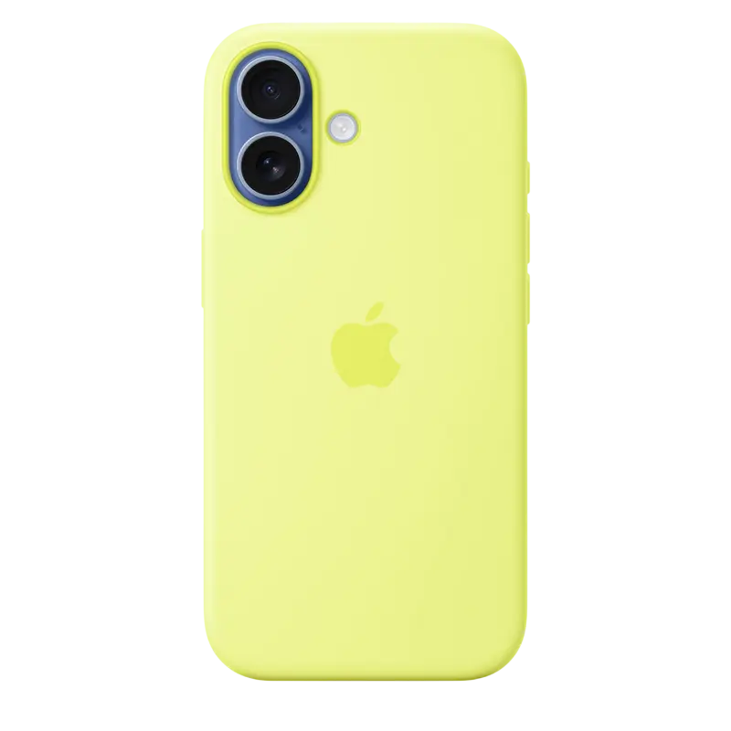 Husă Apple iPhone 17 Silicone Case with MagSafe A3558 Silicone Case with MagSafe Neon Yellow