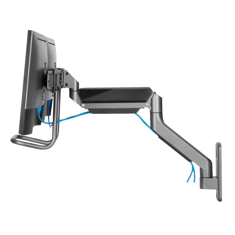 Наклонное настенное крепление Gembird MA-WA2-02 Серый