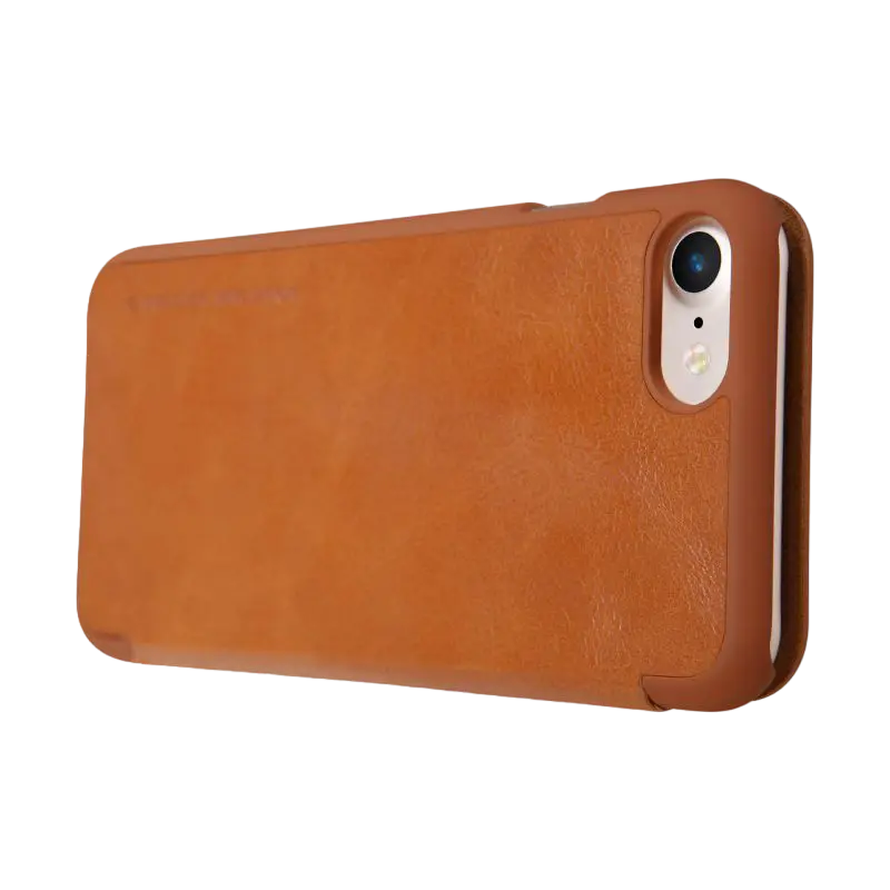 Чехол книжка Nillkin Apple iPhone SE 2020 /7/8 Qin Qin Золотой