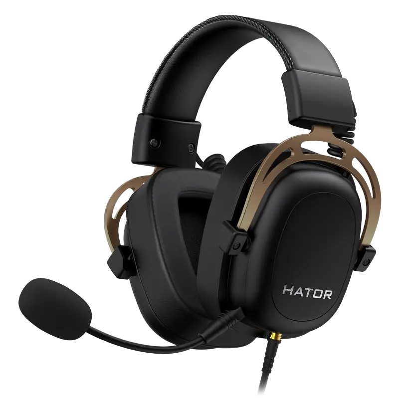 Наушники HATOR Hypergang 2 Черный | Золотистый