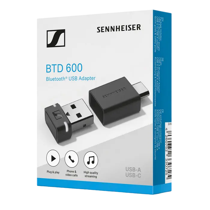 Bluetooth-адаптер Sennheiser BTD 600 Черный