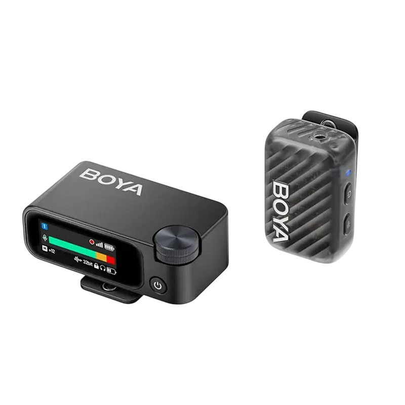 Портативный записывающий микрофон Boya Boyamic 2-01 Беспроводной Черный