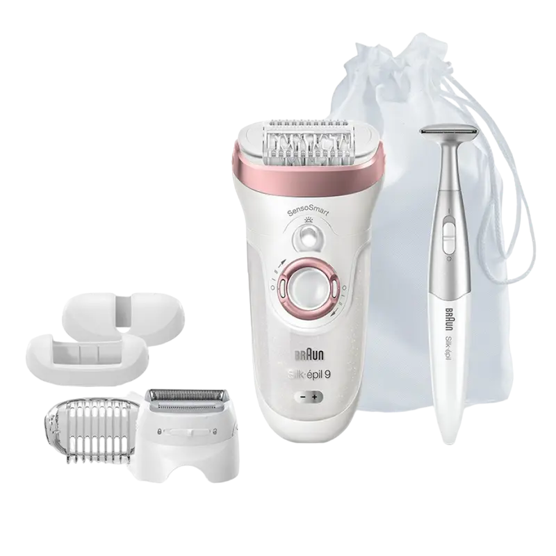 Эпилятор Braun SES9890 Белый/Розовый