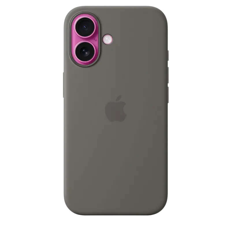 Чехол Apple iPhone 16 Silicone Case MagSafe A3313 Silicone Case with MagSafe Stone Gray
