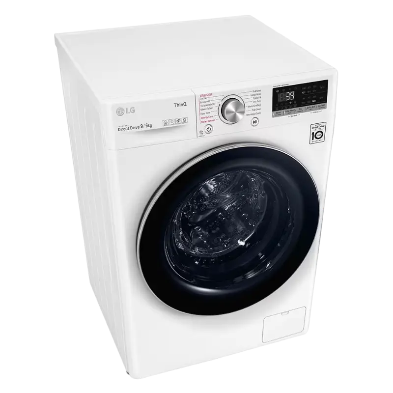 Mașină de spălat cu uscător LG F4DV709S2E Alb