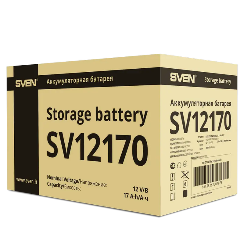 Аккумулятор для резервного питания SVEN SV12170