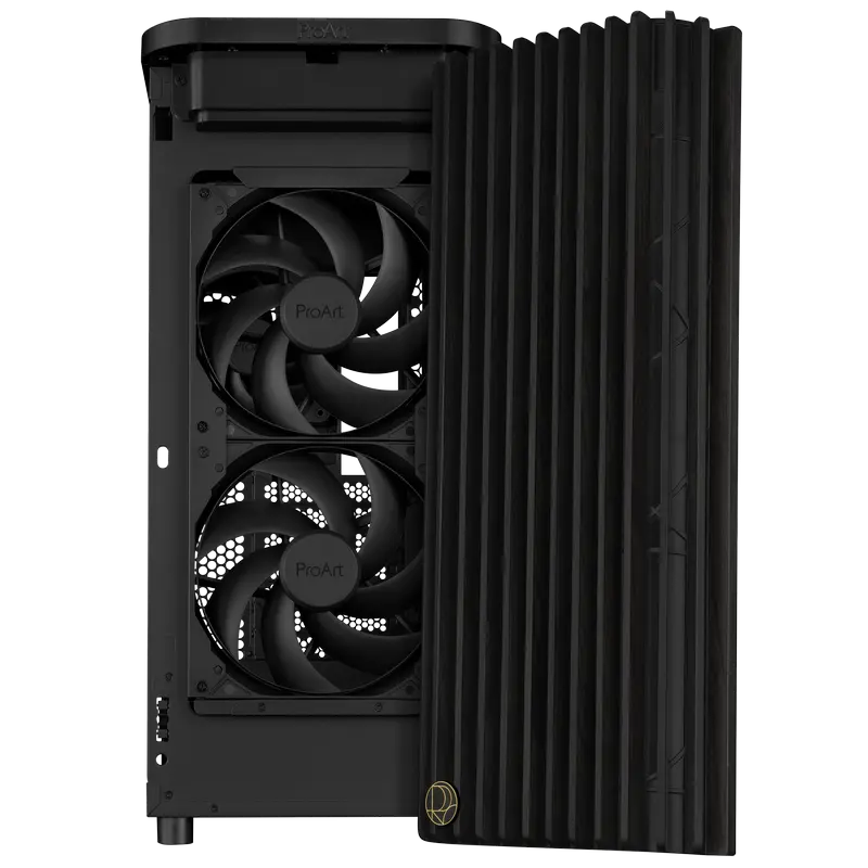 Компьютерный корпус ASUS ProArt PA401 Wood TG Midi-Tower Черный