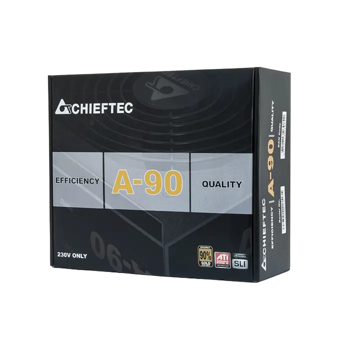 Tip Блок питания для компьютеров Chieftec GDP-750C A-90 Series ATX Черный