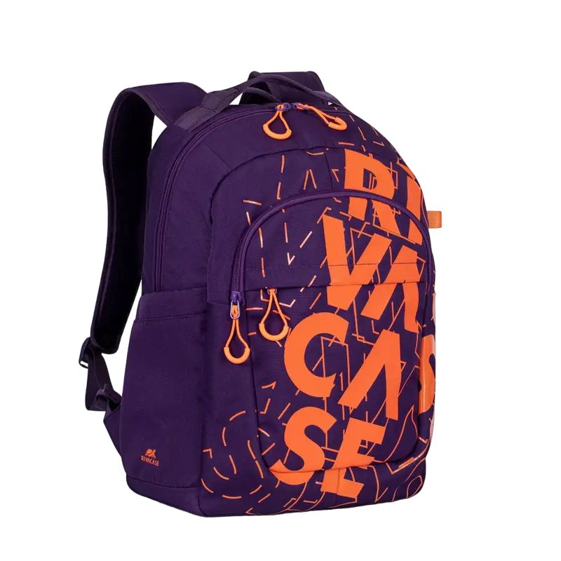 Повседневный рюкзак Rivacase Heide Фиолетовый/Оранжевый