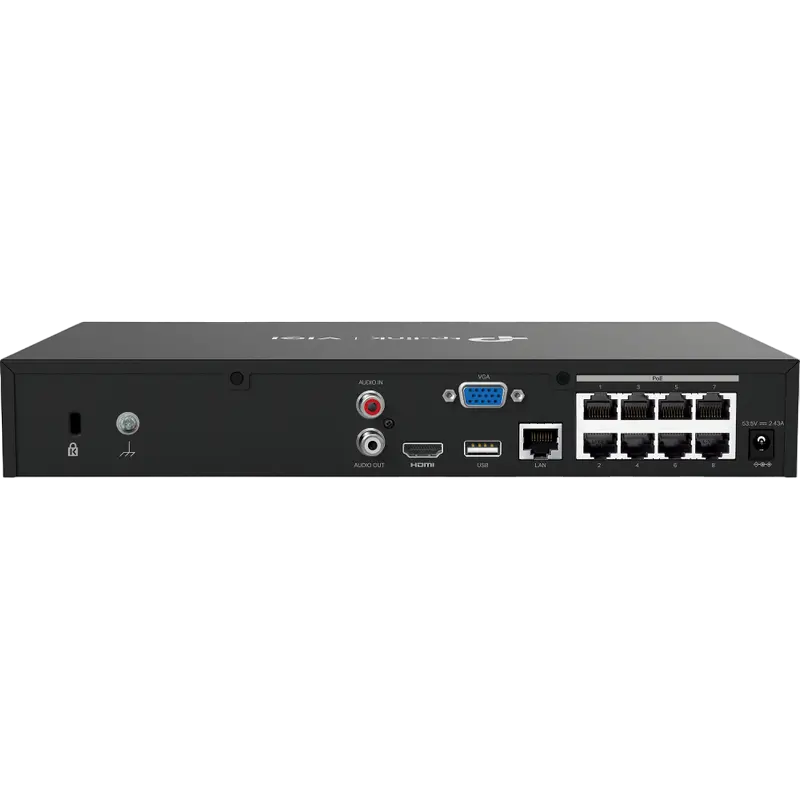 Видеорегистратор TP-LINK VIGI NVR1008H-8MP Черный