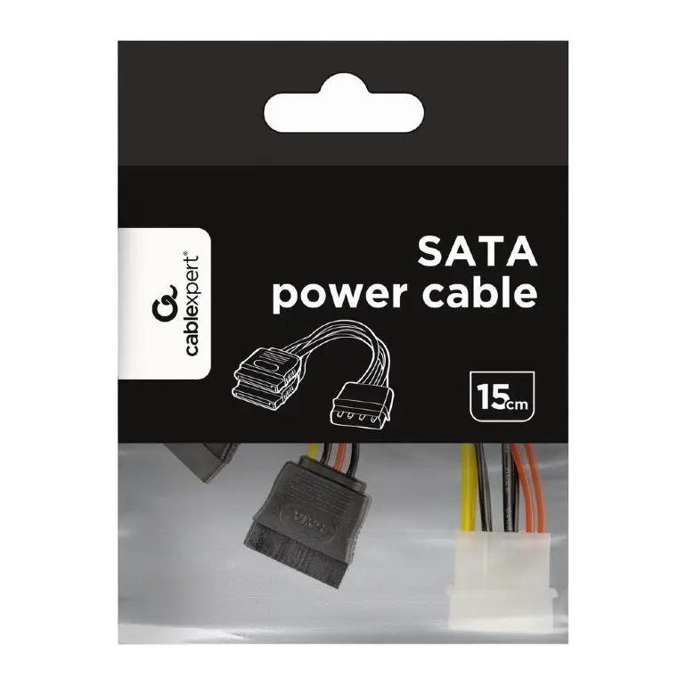 Cablu SATA Cablexpert CC-SATA-PSY-0.3M Multicolor