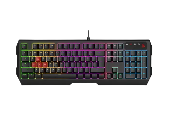 Клавиатура, мышь и коврик для мыши Bloody B1700 Мембрана Черный