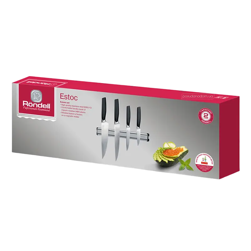 Set de Cuțite Rondell RD-1159 Estoc Negru