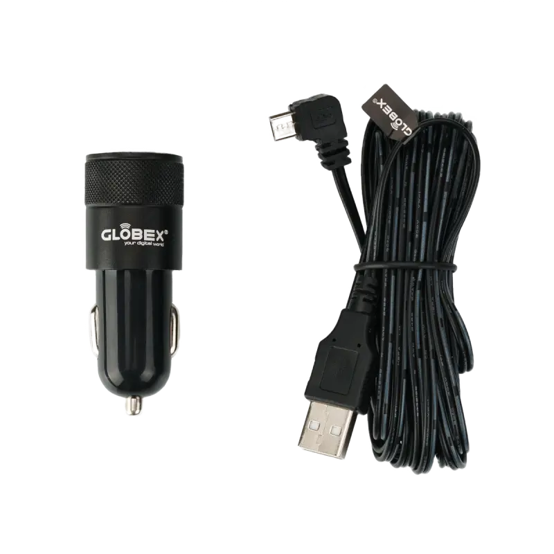 Видеорегистратор переднего вида Globex GE-114w Черный