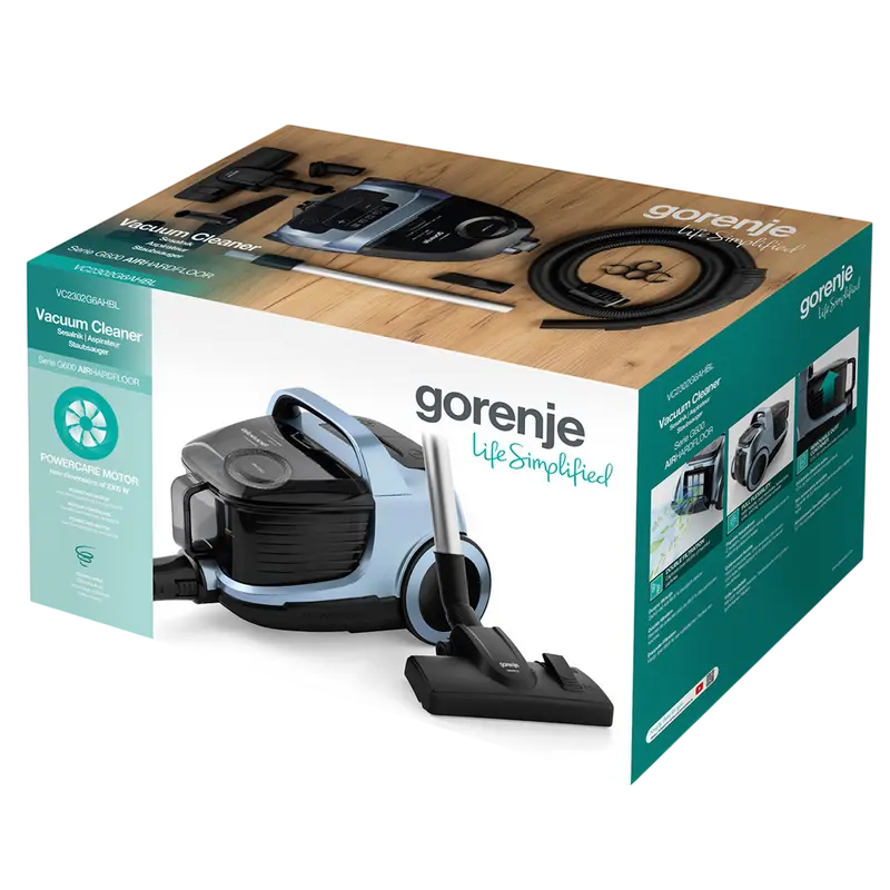 Пылесос Gorenje VC2302G6AHBL Голубой