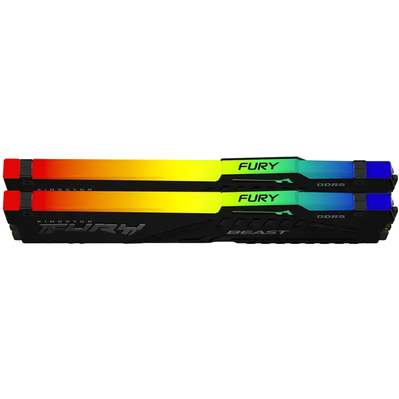 Оперативная память Kingston FURY Beast RGB FURY Beast RGB 16 ГБ Чёрный