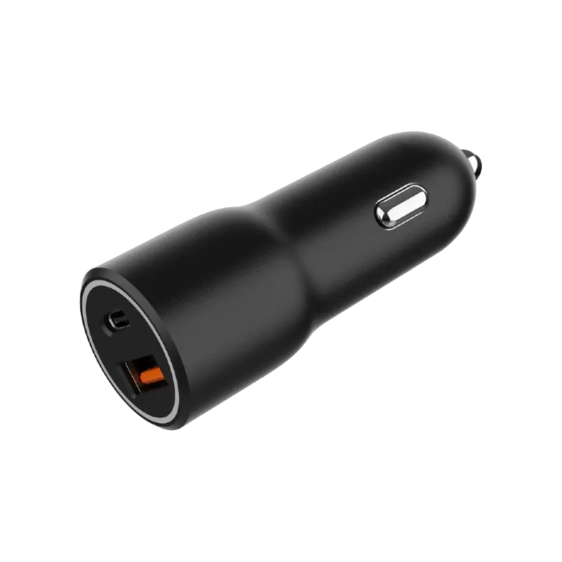 Incărcător auto Gembird TA-UC-AC2PDQC38-CAR-01 Negru