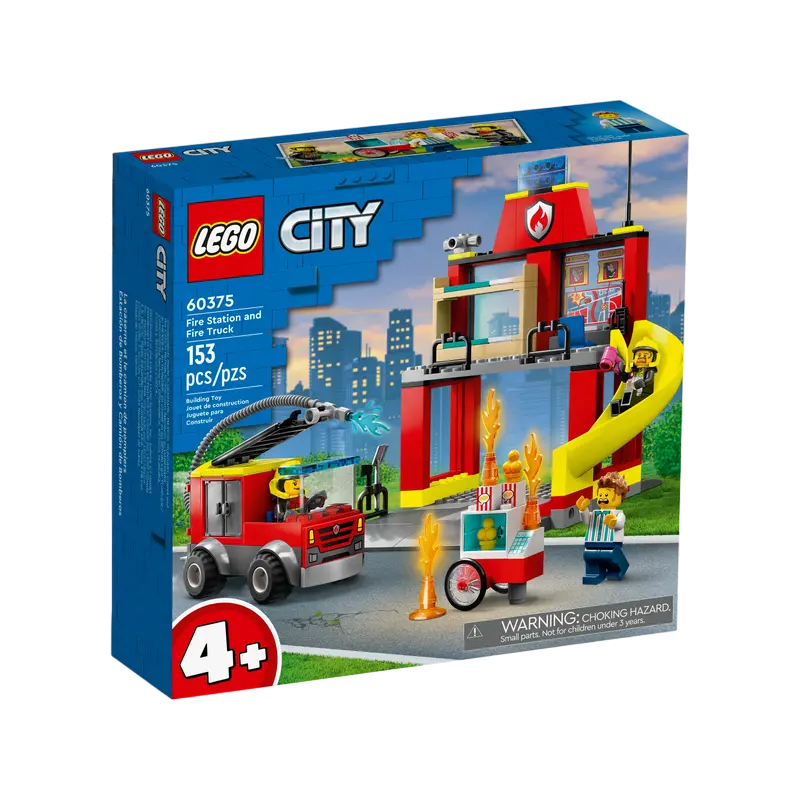 Конструктор LEGO Fire Station and Fire Truck Разноцветный