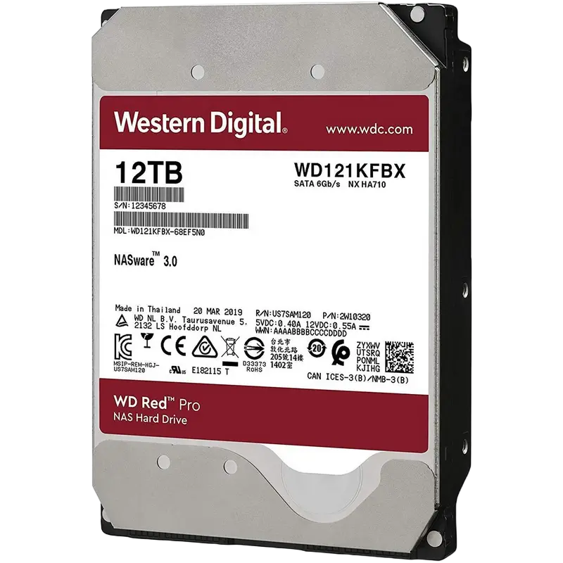 Жесткий диск Western Digital WD Red Pro Red Pro 12 ТБ