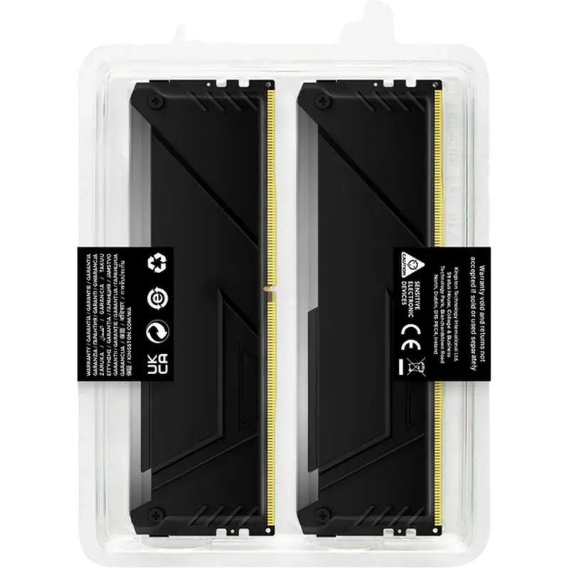 Memorie RAM Kingston FURY Beast RGB FURY Beast RGB 16GB Negru