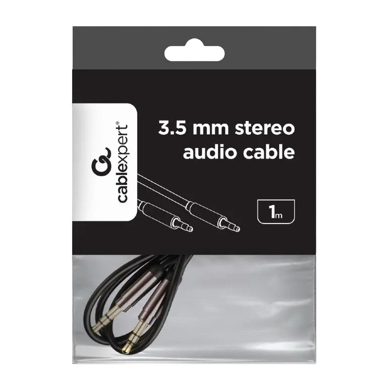 Аудиокабель Cablexpert CCAP-444-1M Черный