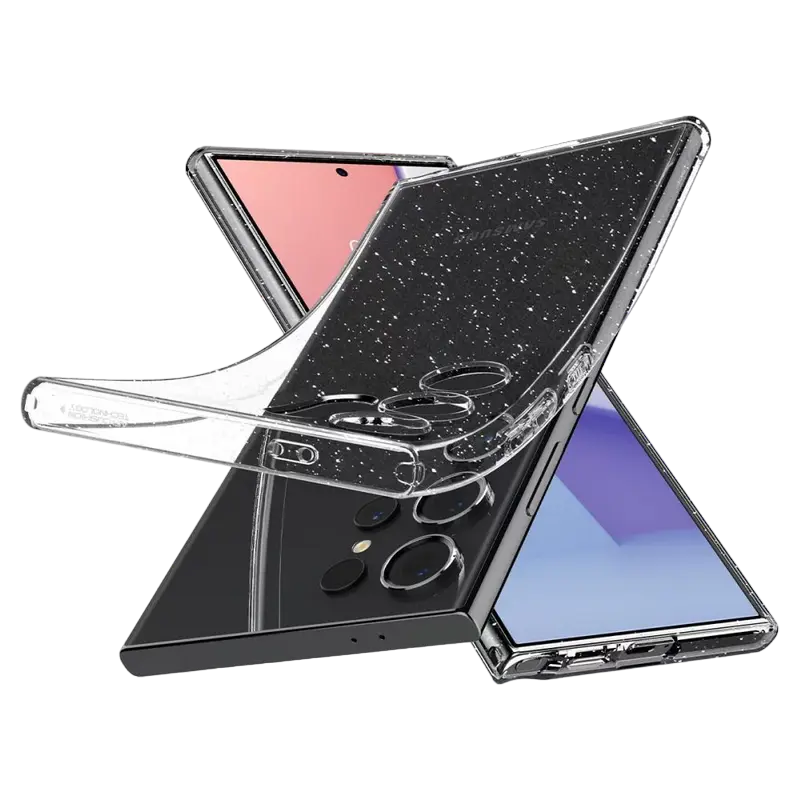 Husă Spigen Samsung Galaxy S24 Ultra Liquid Crystal Liquid Crystal Cristal cu sclipici