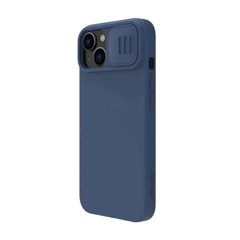 Чехол Nillkin Apple iPhone 14 Plus CamShield Silky Silicone Camshield Синий