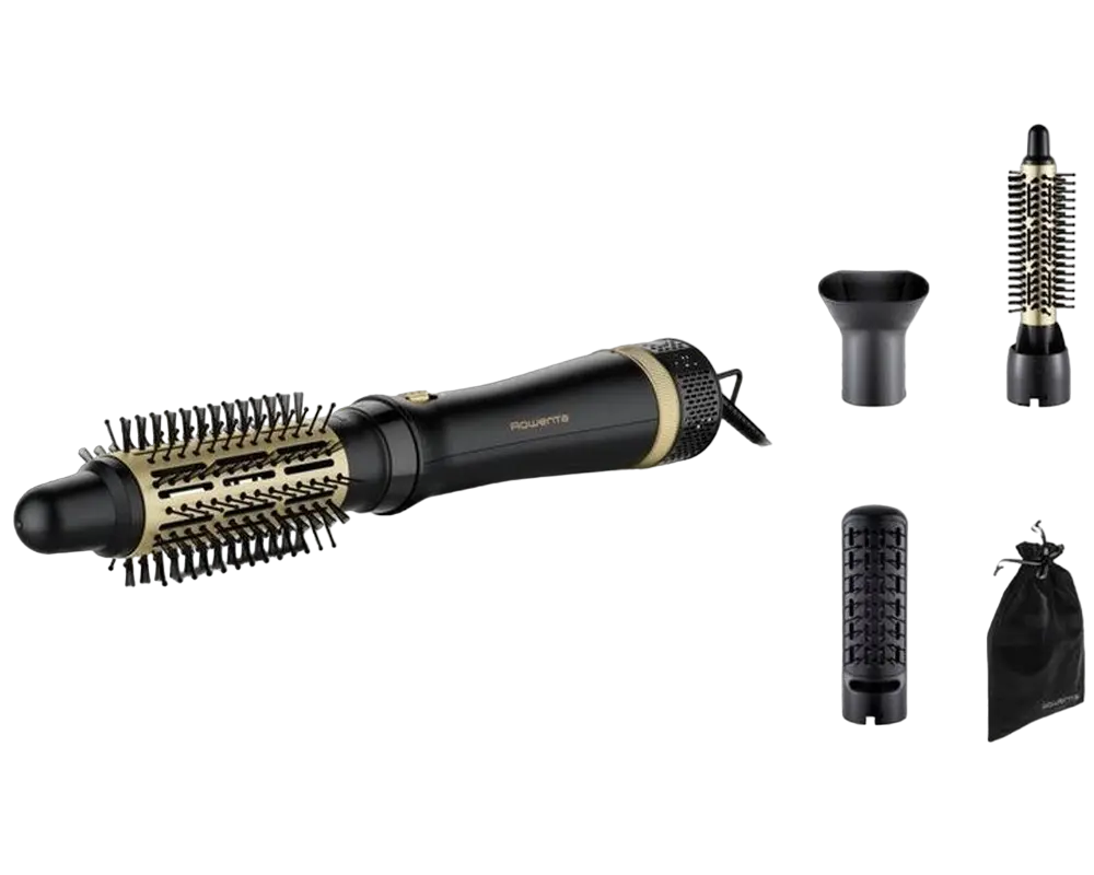 Фен-щётка Rowenta Express Style Черный/Золотой