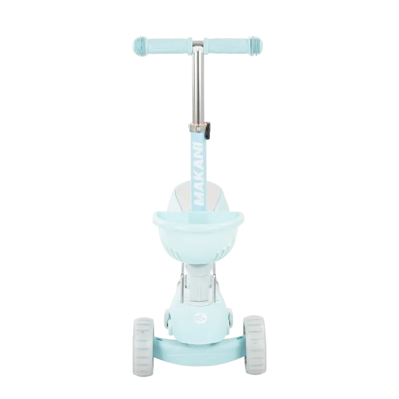 Trotinetă cu 3 roți pentru copii Makani BonBon Albastru deschis