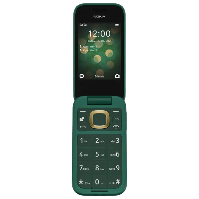 Мобильный телефон Флип Nokia 2660 Flip 4G Зеленый