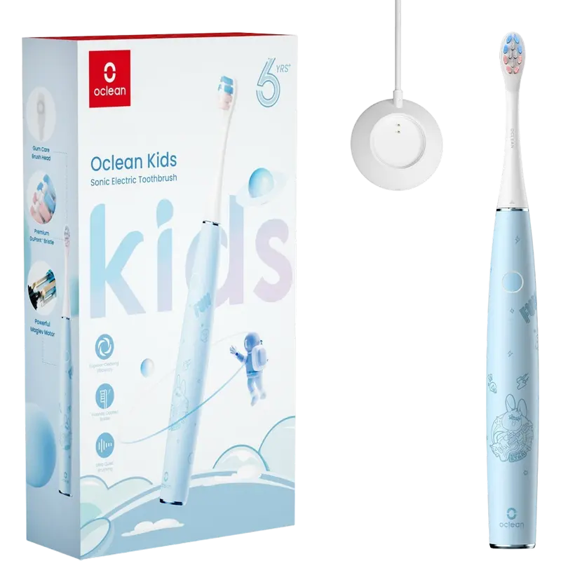 Электрическая зубная щетка Для детей Oclean Kids Голубой
