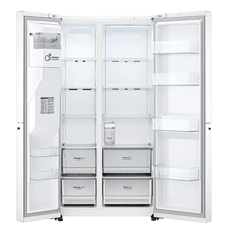 Холодильник LG GSLV71SWTM Белый