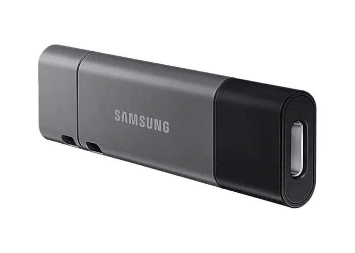 USB Flash накопитель Samsung DUO Plus 64ГБ Черный/Серый