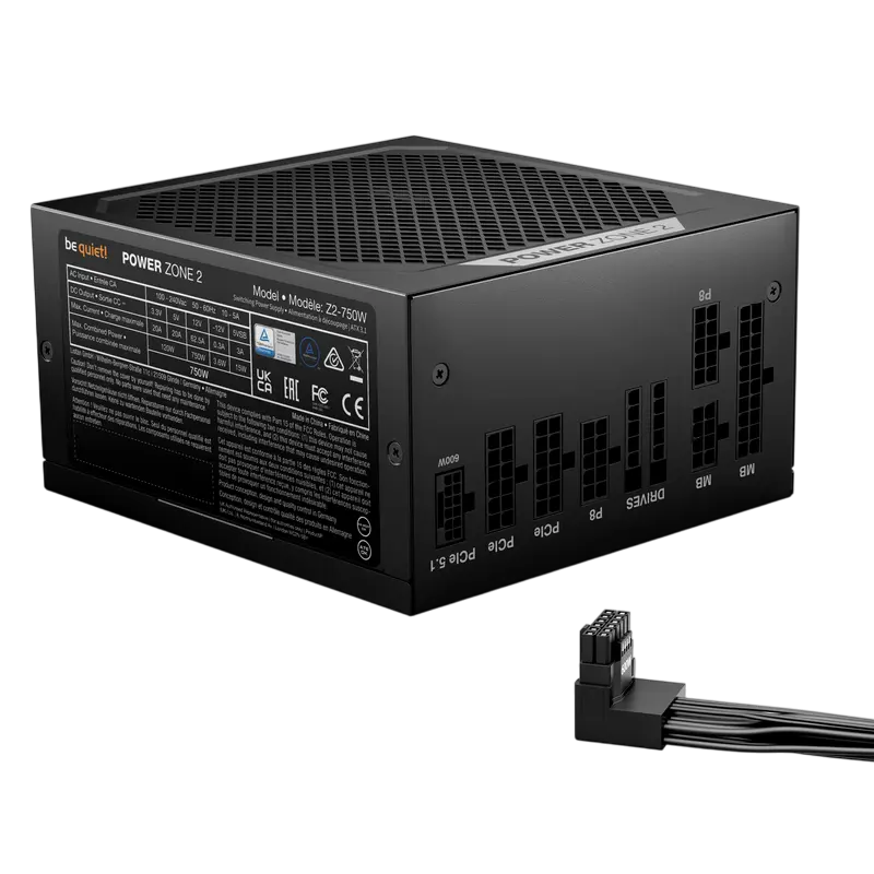 Tip Блок питания для компьютеров be quiet! Power Zone 2 ATX Черный