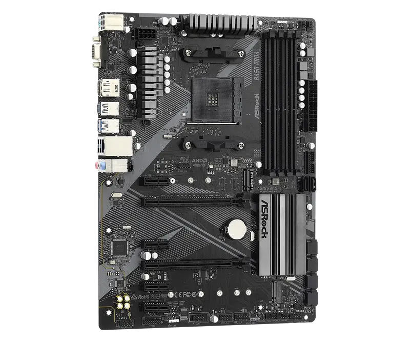 Материнская плата ASRock B450 PRO4 R2.0 AM4 ATX
