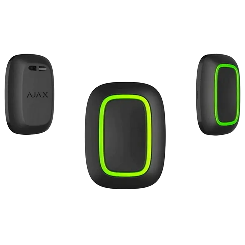Беспроводная тревожная кнопка Ajax Alarm Button Черный