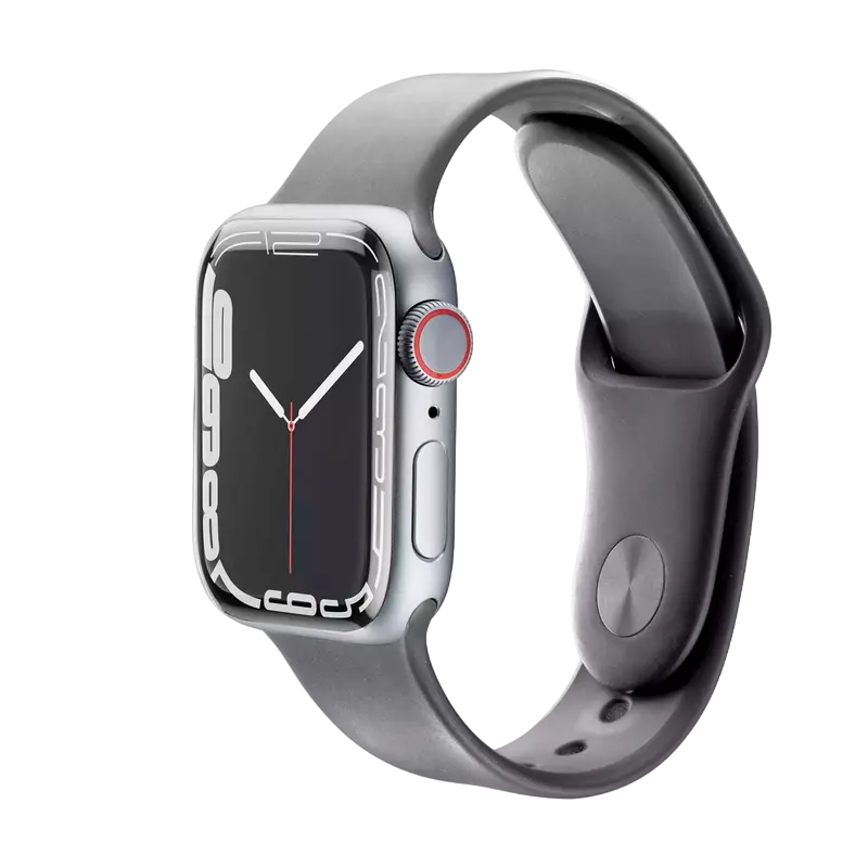 Защитное стекло Cellularline Apple Watch 45mm Impact Glass Ударостойкий Черный