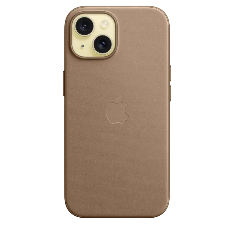 Чехол Apple iPhone 15 Plus FineWoven Case MagSafe FineWoven с MagSafe Серо-коричневый