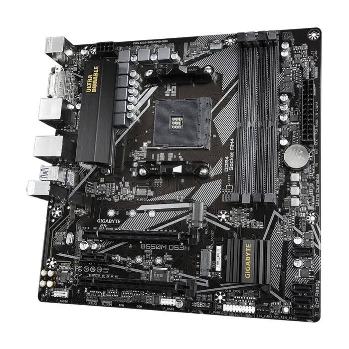 Placă de bază Gigabyte B550M DS3H AM4 Micro-ATX