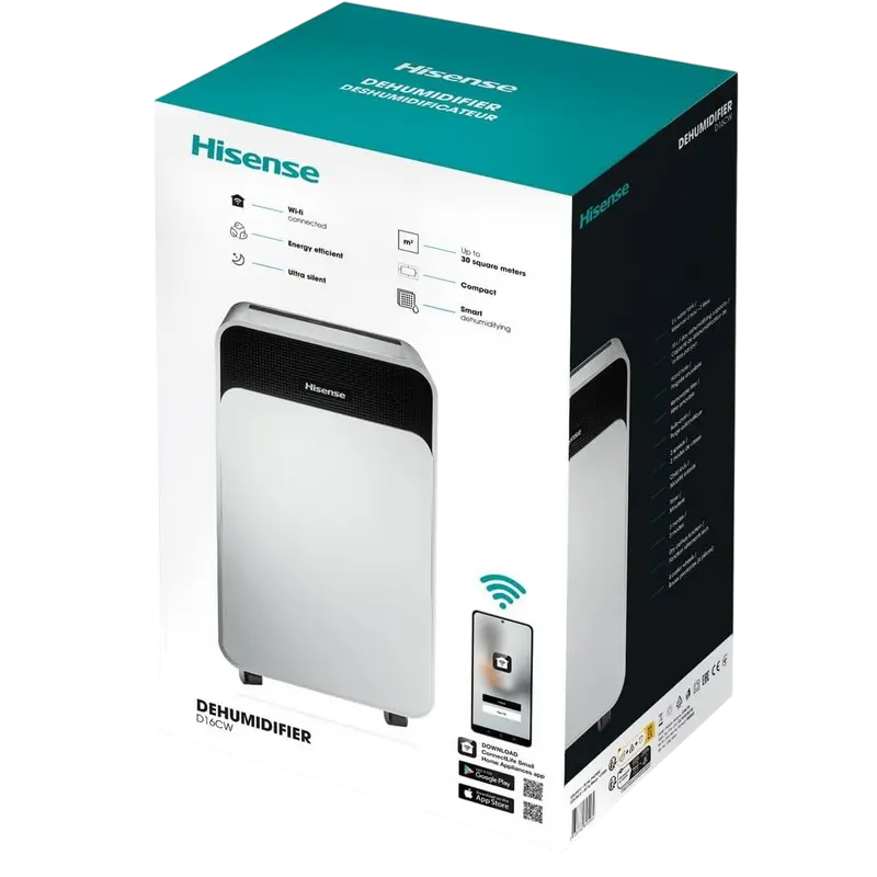 Осушитель воздуха Hisense D16CW Белый