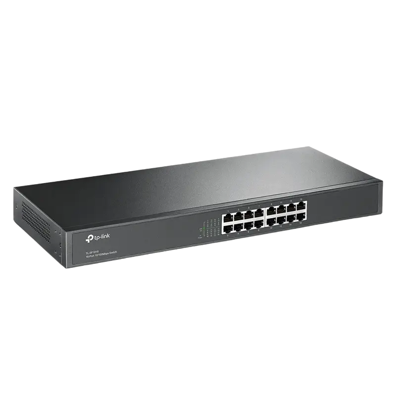 Сетевой коммутатор TP-LINK TL-SF1016 Нержавеющая сталь