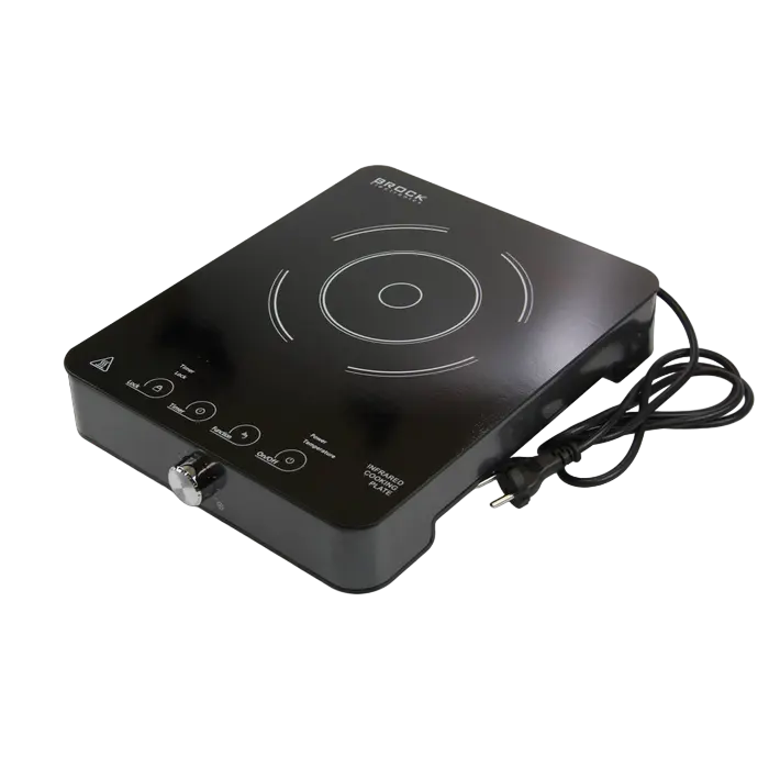 Электрическая настольная плита BROCK HPI1001GY Черный