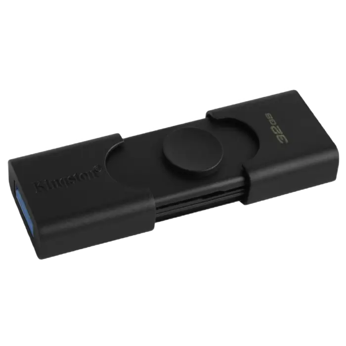 USB Flash накопитель Kingston DataTraveler Duo 32ГБ Чёрный